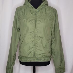 Vans Girls Hooded Windbreaker - Size M Girls